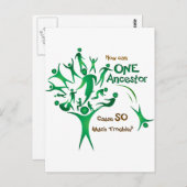 ツリー1の祖先 ポストカード (正面/裏面)