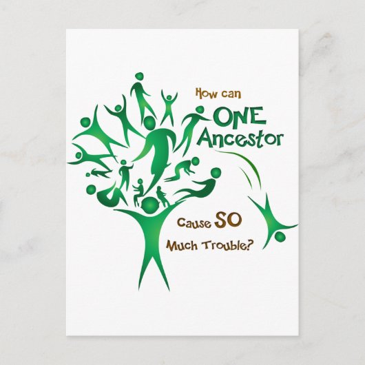 ツリー1の祖先 ポストカード (正面)
