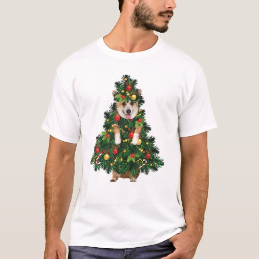 ツリー2024コルギクリスマスツリー Tシャツ (正面)
