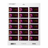 ツリー・イン・ザ・ウッズ差出人住所ラベル ラベル (フルシート)