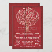 ツリー・オブ・ナレッジ・先生除・売却招待状 招待状 (正面/裏面)