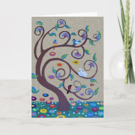 ツリー・オブ・ライフ – アールヌーボースタイル カード