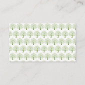 ツリー・オブ・ライフ、エレガントな結婚式のウェブサイト エンクロージャーカード (裏面)