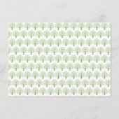 ツリー・オブ・ライフ、エレガントな結婚式詳細 エンクロージャーカード (裏面)