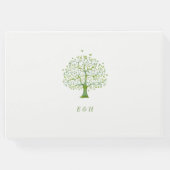 ツリー・オブ・ライフ、エレガントな結婚式 ゲストブック (裏面)