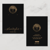 ツリー・オブ・ライフ・スピリチュアル・ツリーオーガニック・ビジネス・カード 名刺 (正面/裏面)