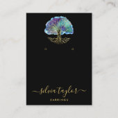 ツリー・オブ・ライフ・スピリチュアル・ツリーオーガニック・ビジネス・カード 名刺 (正面)