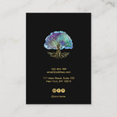 ツリー・オブ・ライフ・スピリチュアル・ツリーオーガニック・ビジネス・カード 名刺 (裏面)