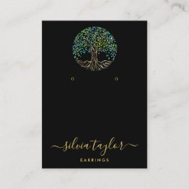 ツリー・オブ・ライフ・スピリチュアル・ツリーオーガニック・ビジネス・カード 名刺