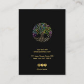 ツリー・オブ・ライフ・スピリチュアル・ツリーオーガニック・ビジネス・カード 名刺 (裏面)