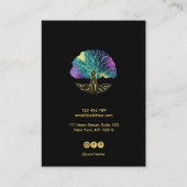 ツリー・オブ・ライフ・スピリチュアル・ツリーオーガニック・ビジネス・カード 名刺 (裏面)