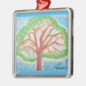ツリー・オブ・ライフ・プリム・スクエアオーナメント メタルオーナメント (左)