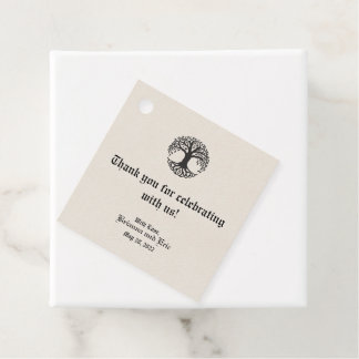 ツリー オブ ライフ モノグラム ギフトタグ フェイバータグ