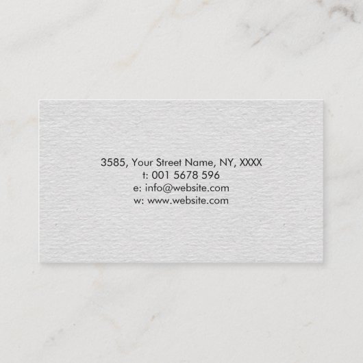 ツリー・オブ・ライフ 名刺 (裏面)