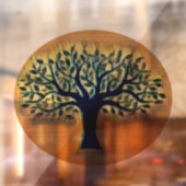 ツリー・オブ・ライフ・抽象芸術・自然・アート ウィンドウサイン (シート2)