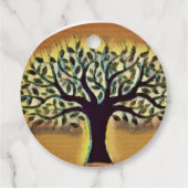 ツリー・オブ・ライフ・抽象芸術・自然・アート フェイバータグ (裏面)