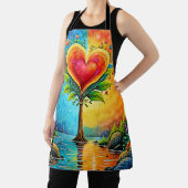 ツリー・オブ・ラブ&ライフデザイン エプロン (インサイチュ)