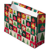 ツリー オーナメント スターズ スクエア ラージペーパーバッグ (正面アングル)