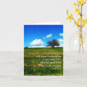 ツリー カード (黄色い花)