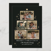 ツリー ギャラリー 編集可能 カラー ホリデー フォト カード (正面/裏面)