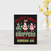 ツリー ケーキ デビー フライデー 楽しいショッパーのグループ カード (黄色い花)