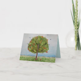 ツリー サンキューカード