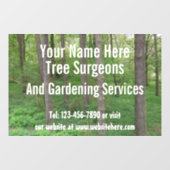 ツリー サージェン / ガーデンサービス カスタマイズ可能 ウィンドウサイン (シート)