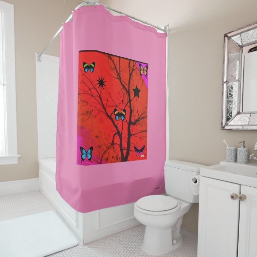 ツリー シャワーカーテン (インサイチュ)