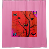 ツリー シャワーカーテン (正面)