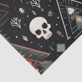 ツリー&スカルギフトティッシュ 薄葉紙 (詳細)