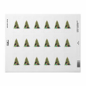 ツリー・ステッカーでスコットランド人！ ラベル (フルシート)