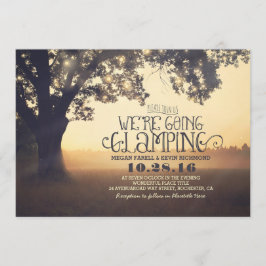 ツリー·ストリング·ライト- We Are Glamping 結婚s（グランプ） 招待状