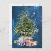 ツリー&プレゼントクリスマスグリーティングカード カード (正面)