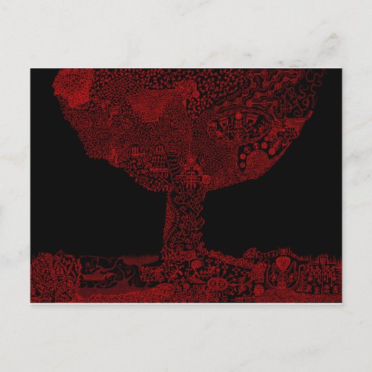 ツリー ポストカード (正面)