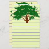 ツリー 便箋 (正面/裏面)