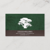 ツリー |造園 名刺 (裏面)