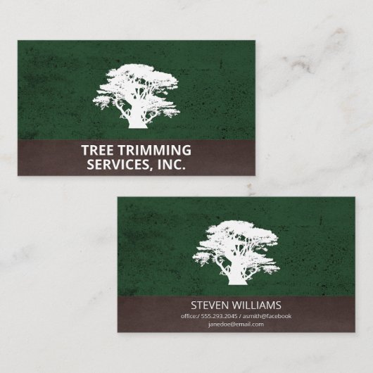 ツリー |造園 名刺 (正面/裏面)