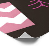 ツリー、雪、ギフトとクリスマスシームレスなパターン ポスター (角)