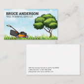 ツリー | Grass |芝刈り機 名刺 (正面/裏面)