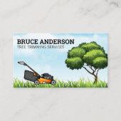 ツリー | Grass |芝刈り機 名刺 (正面)