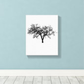 ツリー | Zazzle_Growshop。 キャンバスプリント (インサイチュ (ウッドフロア))