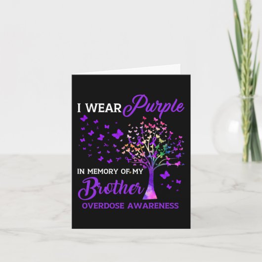 ツリーI衣服紫色の記憶のブラザーオーバードーズ戦争 カード (正面)