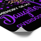 ツリーI衣服紫色の記憶の娘オーバードーズ阿波 ポスター (角)