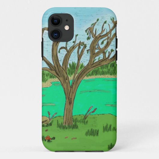 ツリーiPhone 5ケース付きクリーク Case-Mate iPhoneケース (裏面)