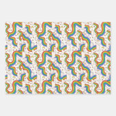 ツリーLGBTQ+デザイン ラッピングペーパーシート (正面)