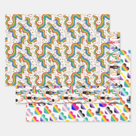 ツリーLGBTQ+デザイン ラッピングペーパーシート