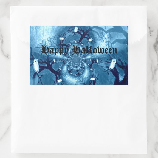 ツリ不気味ー・フールカスタムズ 長方形シール (バッグ)