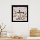 ツリ信じー ポスター (キッチン)