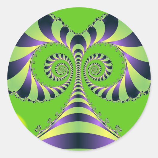 ツリ熱狂するー ラウンドシール (正面)