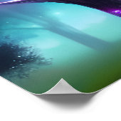 ツリ白熱［赤熱］光を放つー ポスター (角)